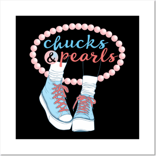 chucks and pearls 2021 Posters and Art